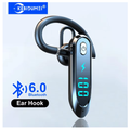 Wireless Bluetooth 5.4 Hands-Free Earpiece - 270° Rotating Ear Hook Headset with LED Display, Hi-Fi Stereo & Noise Reduction