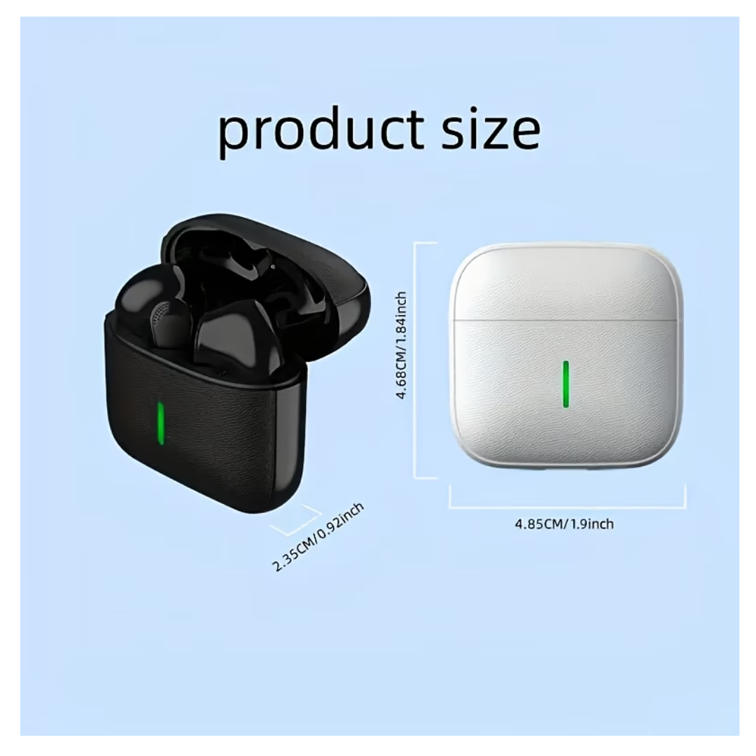 LAN XUN JS59 TWS Wireless Bluetooth 5.4 Earbuds - 30ms Ultra-Low Latency, Dual-Mic ENC Noise Reduction & 30H Battery Life Gaming Headset