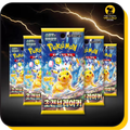 Authentic Korean Pokémon TCG: Super Electric Breaker (SV8 / Surging Sparks) Booster Pack 5-Pack Lot - 25 Total Cards (Factory Sealed)