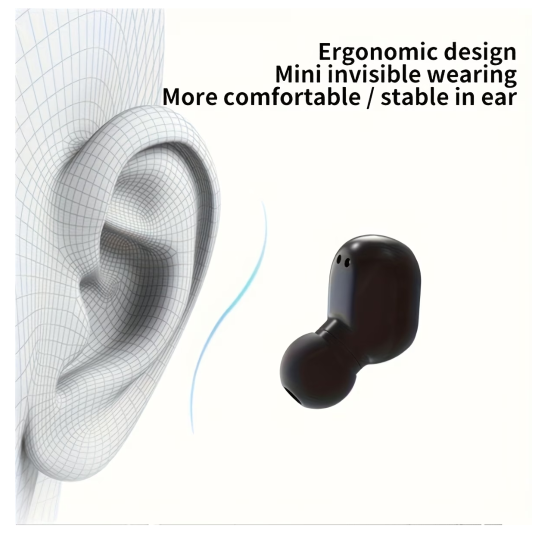 TWS Wireless Bluetooth 5.4 Earbuds - LED Digital Power Display, Touch Control & Low-Latency Gaming Headphones for iOS & Android
