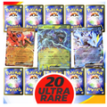 20 Authentic Japanese Pokémon TCG EX Card Lot - Double Rare (RR) Ultra Rare Bundle (Pack-Fresh)