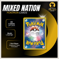 20 Authentic Multilingual Pokémon TCG Card Lot - Assorted English, Japanese & Korean Cards (Includes High-Rarity Foil & Hit Cards)