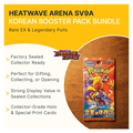 Pokémon TCG Heatwave Arena SV9A Korean Booster Packs x5 - Korean Pokemon Cards - Titan Authenticated - Destined Rivals, Scarlet & Violet Series - Rare EX & Legendary Card Pulls - 5 Cards per Pack