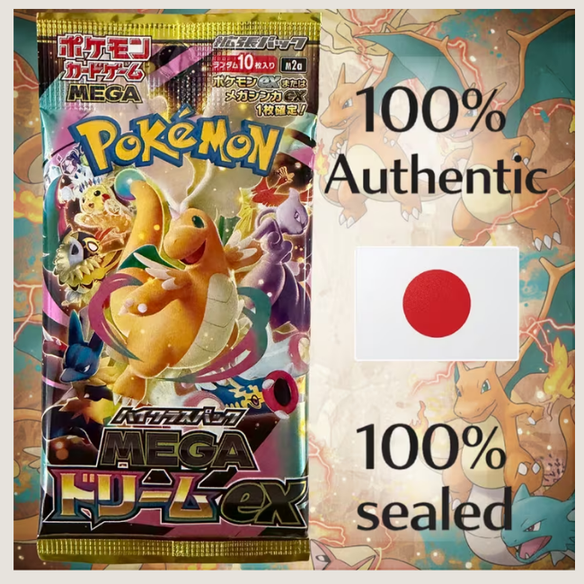 3-Pack Authentic Japanese Pokémon TCG Booster Pack Lot - Latest Expansion Series (Factory Sealed)