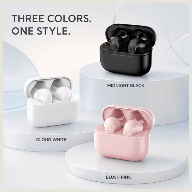 Anime-Themed TWS Wireless Bluetooth 5.4 Earphones - 3D Spatial Surround Sound, Touch Control & Voice Call Noise Reduction with Charging Case