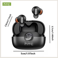 HTC NE79 Mini True Wireless Earbuds – In-Ear Noise Cancelling, Lightweight Comfort, Long Battery Life & Premium Sound for Sports & Gaming