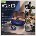 HTC NE79 Mini True Wireless Earbuds – In-Ear Noise Cancelling, Lightweight Comfort, Long Battery Life & Premium Sound for Sports & Gaming