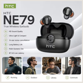 HTC NE79 Mini True Wireless Earbuds – In-Ear Noise Cancelling, Lightweight Comfort, Long Battery Life & Premium Sound for Sports & Gaming