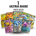 51 Authentic English Pokémon TCG Card Lot - 1 Guaranteed Ultra Rare EX, 5 Holo/Reverse Holos & 45 Commons/Uncommons