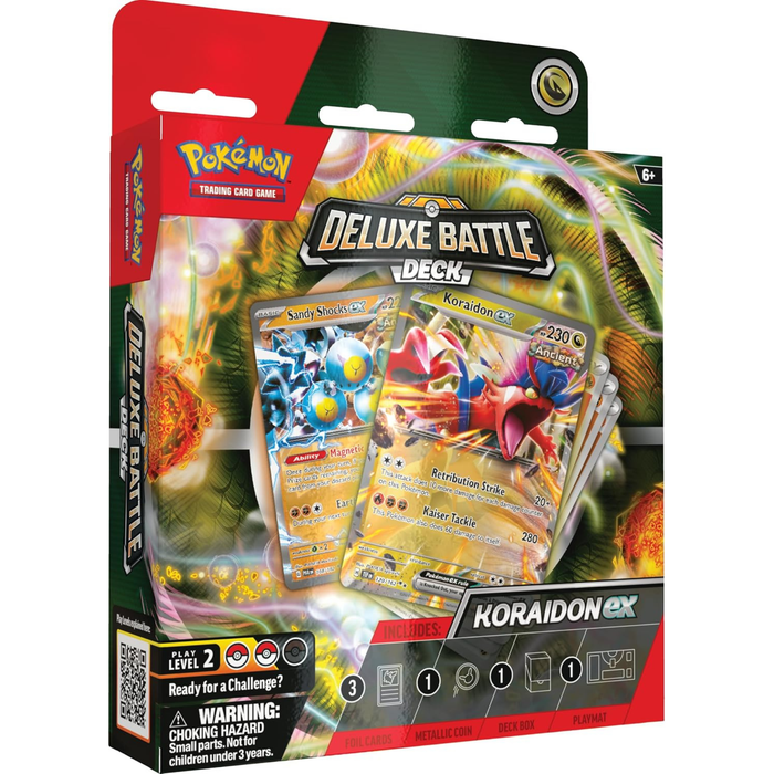 Pokémon TCG Koraidon ex Deluxe Battle Deck - Ready-to-Play 60-Card Deck with Accessories