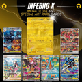 Phantasmal Flames Inferno X Korean Pokémon Booster Pack Bundle - 5 Sealed Packs - 25 Trading Cards
