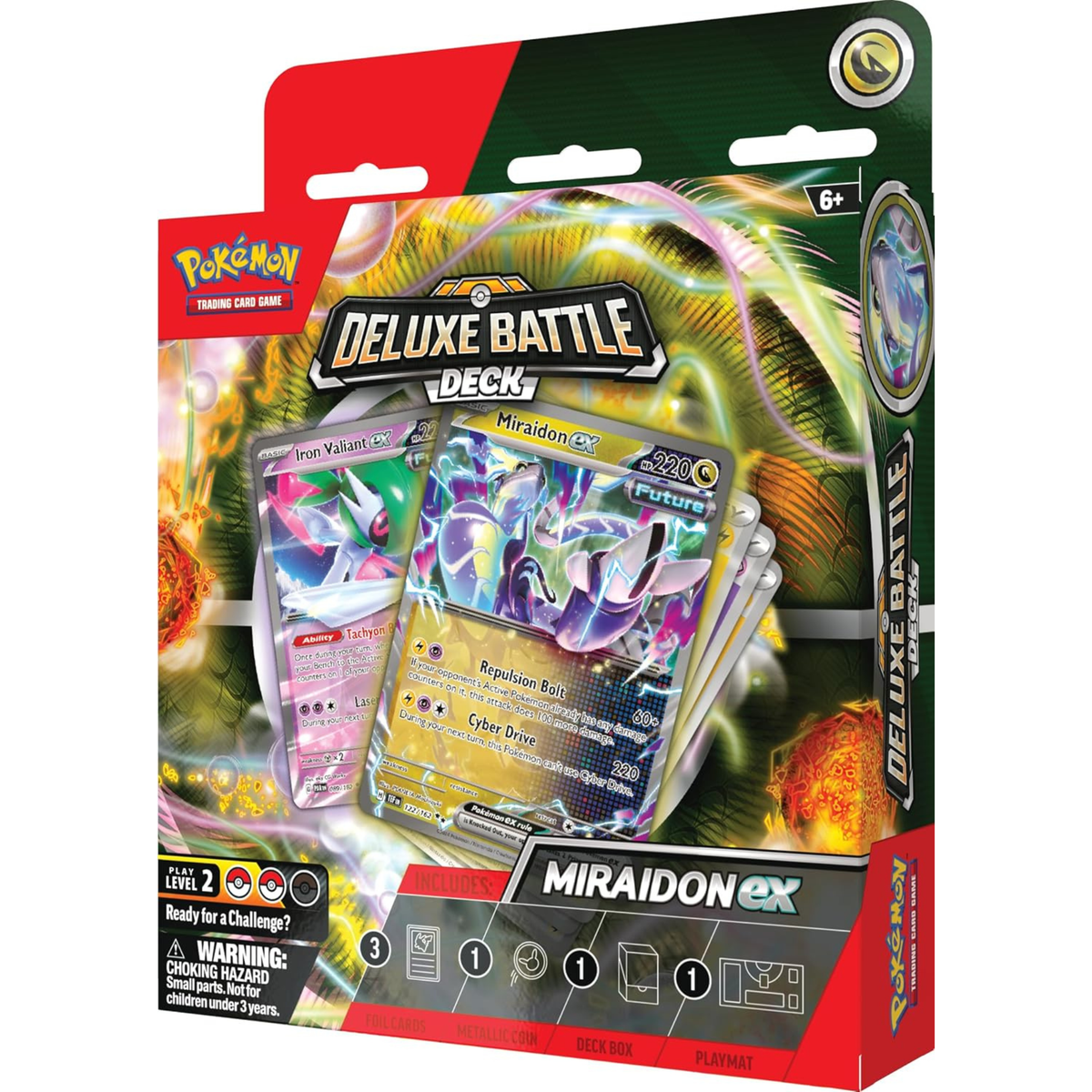 Pokémon TCG Miraidon ex Deluxe Battle Deck - Ready-to-Play 60-Card Deck with Accessories