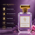 HUMAYD Lavender Musk Extrait de Parfum Women's | Floral Fruity Fragrance 50ml