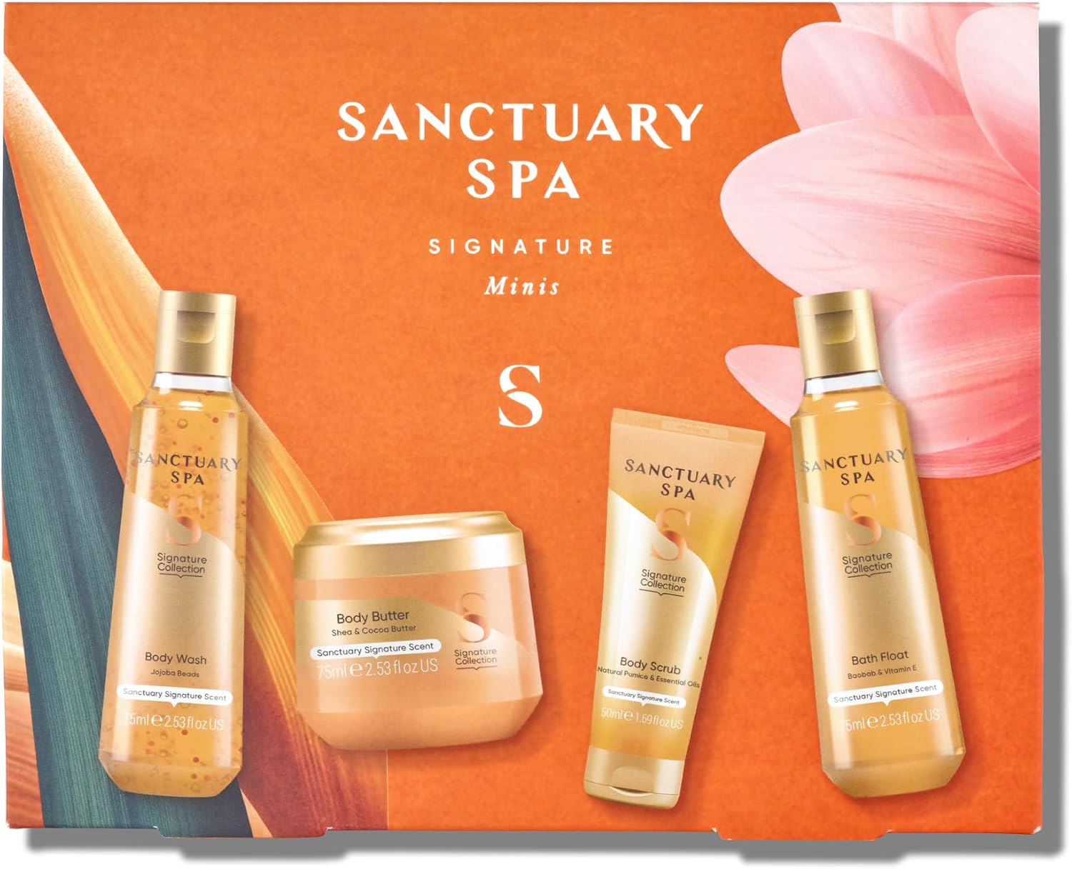 Sanctuary Spa Signature Minis Gift Set, Vegan, Gift For Women, Birthday Gift, Womens Gift Sets, Self Care Gift