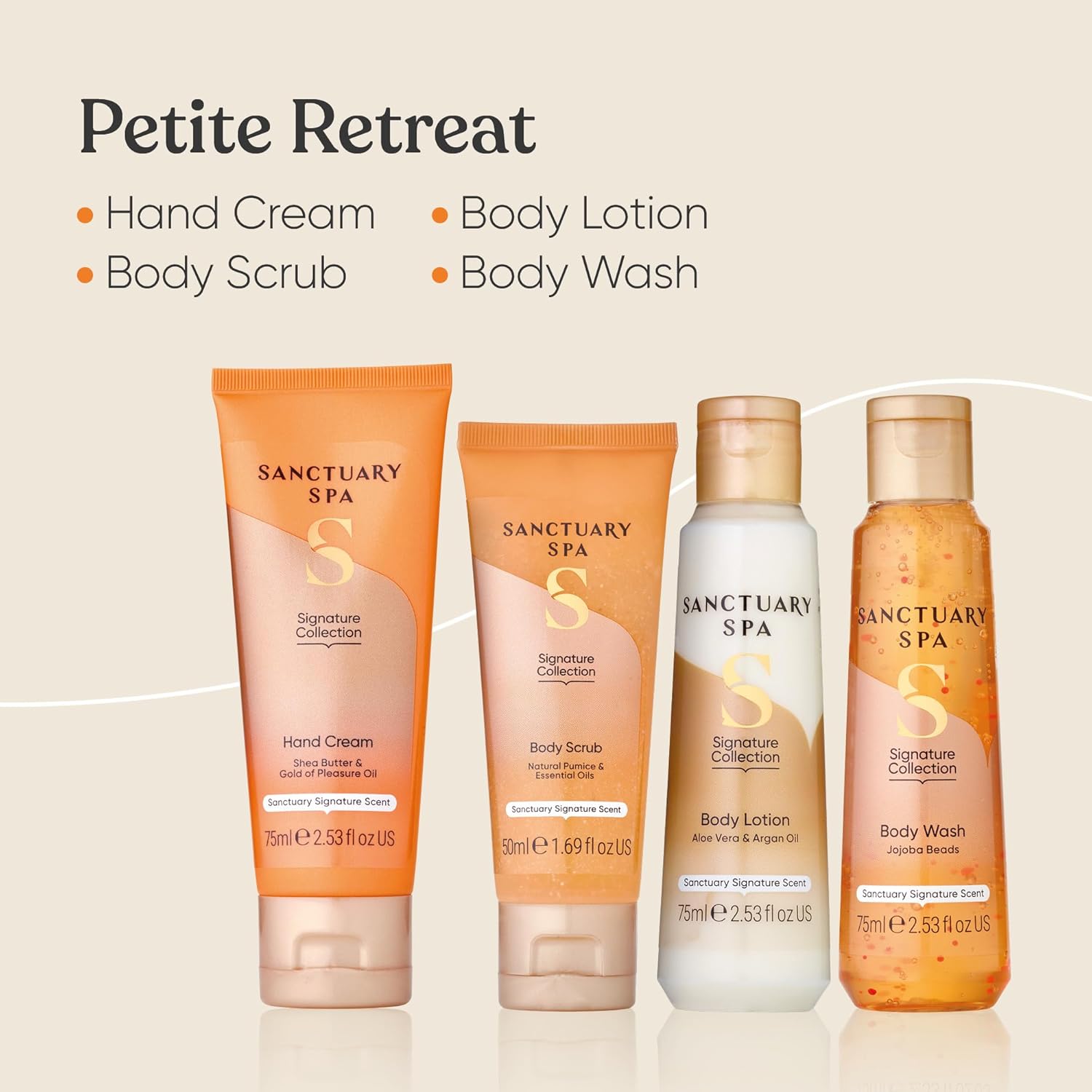 Sanctuary Spa Petite Retreat Gift Set, Vegan, Gift For Women, Birthday Gift, Womens Gift Sets, Body and Bath Set