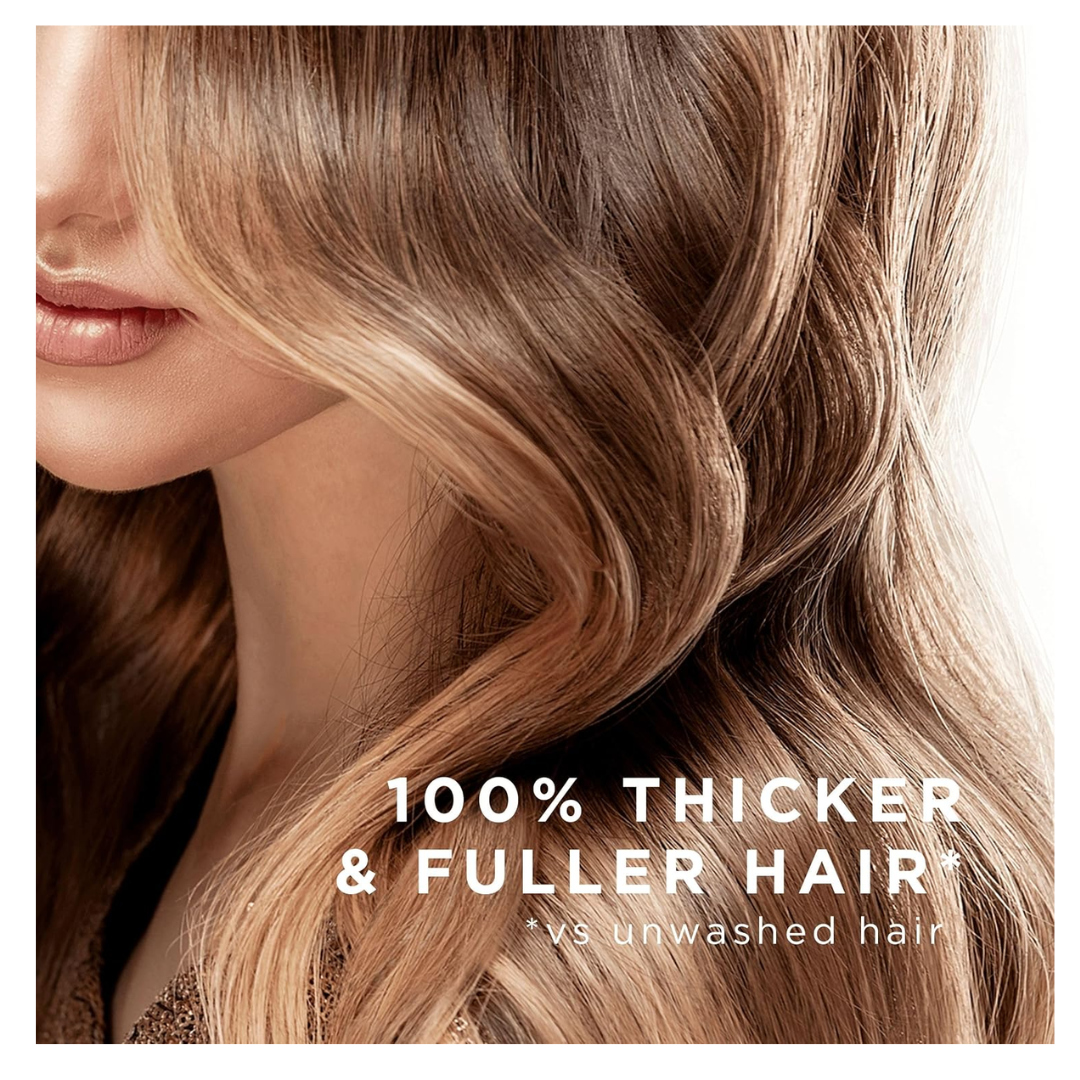 Pantene Hair Thickening Shampoo & Conditioner Set - Biotin & Rose Water Volume Value Pack (2 x 1000ml Pump Bottles)