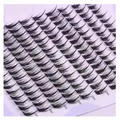 160 Rows Cluster Lashes - Faux Mink Natural Eyelash Extensions - 3D Russian Volume Individual Lash Clusters - 1cm-1.5cm