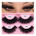 RED SIREN Faux Mink Lash Spikes - Wispy Thick Fluffy Natural Long Full Strip Lashes - 13mm-20mm