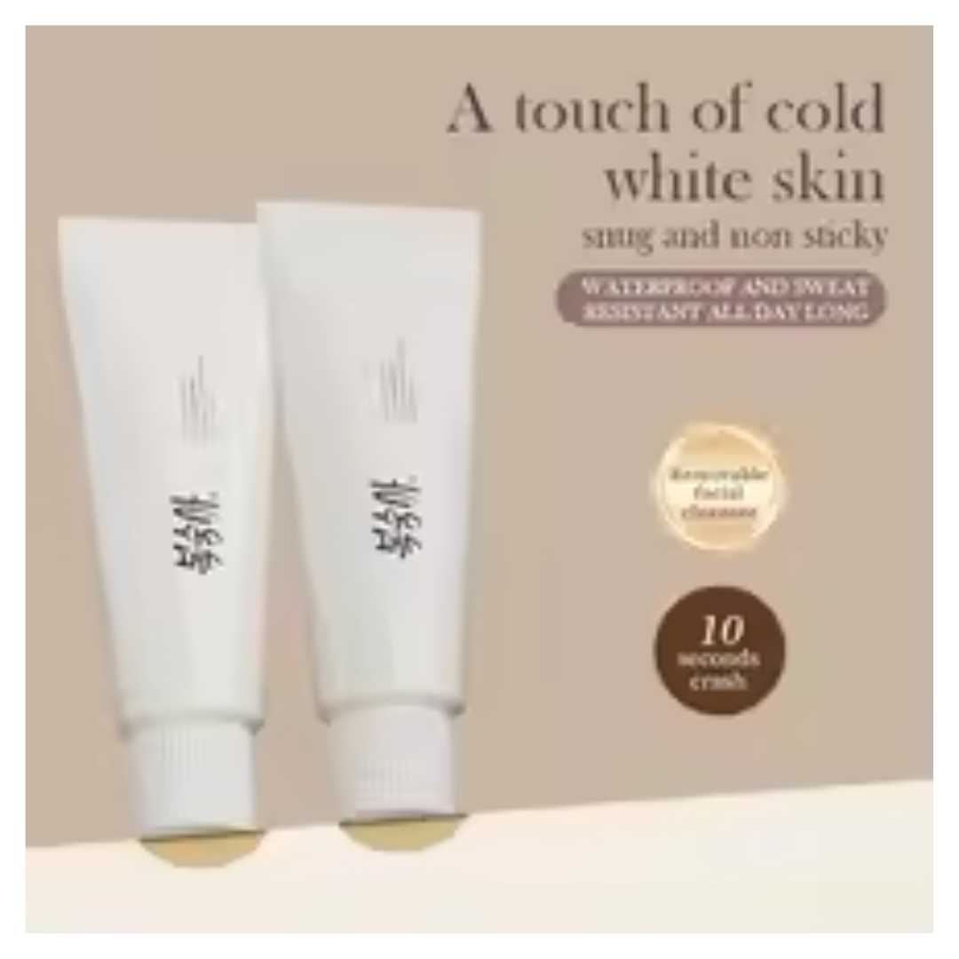 Korean Rice Extract SPF50+ Sunscreen Cream - Hydrating Moisturizer & Light-Feeling Concealer - Brightening Skin Tone Corrector