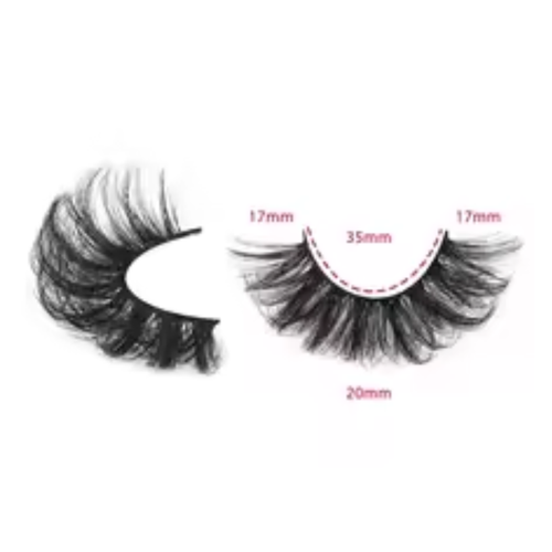 5 Pairs Russian Strip Lashes - Fluffy Faux Mink 3D Russian Volume - Soft Natural Individual Look Fake Eyelashes