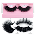 RED SIREN Faux Mink Lash Spikes - Wispy Thick Fluffy Natural Long Full Strip Lashes - 13mm-20mm