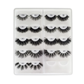 RED SIREN Faux Mink Lash Spikes - Wispy Thick Fluffy Natural Long Full Strip Lashes - 13mm-20mm