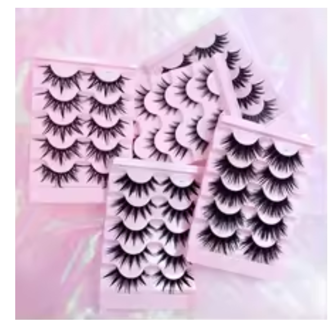 DIY Lash Extension Kit - 9-16mm Individual Cluster Lashes - Wispy Natural Manga Style - With Bond and Seal