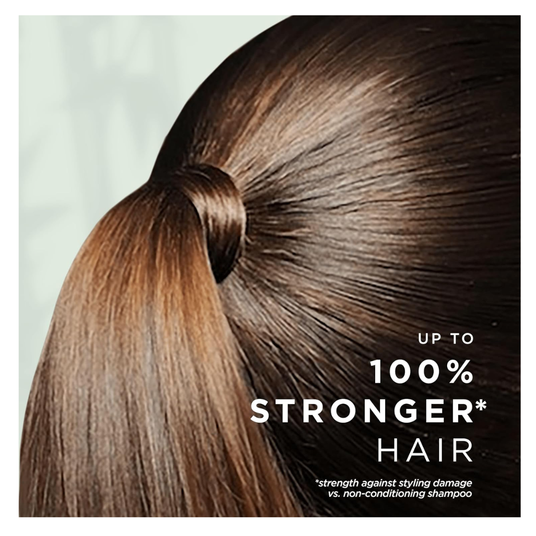 Pantene Grow Strong Shampoo & Conditioner Set - XL Hair Growth Value Pack with Bamboo & Biotin (2 x 1L Pump Bottles)
