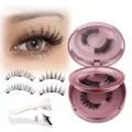 GEMERRY Magnetic Eyelashes Kit - Natural Look Reusable Soft Strip False Lashes - With Applicator Tool - No Glue Needed