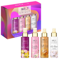 So…? Unique Mini Mist Womens Gift Set with Vanilla Candy, Sweet Pea, Truffle Cream, & Cashmere, Body Mist Fragrance Spray Set (4 x 50ml.)