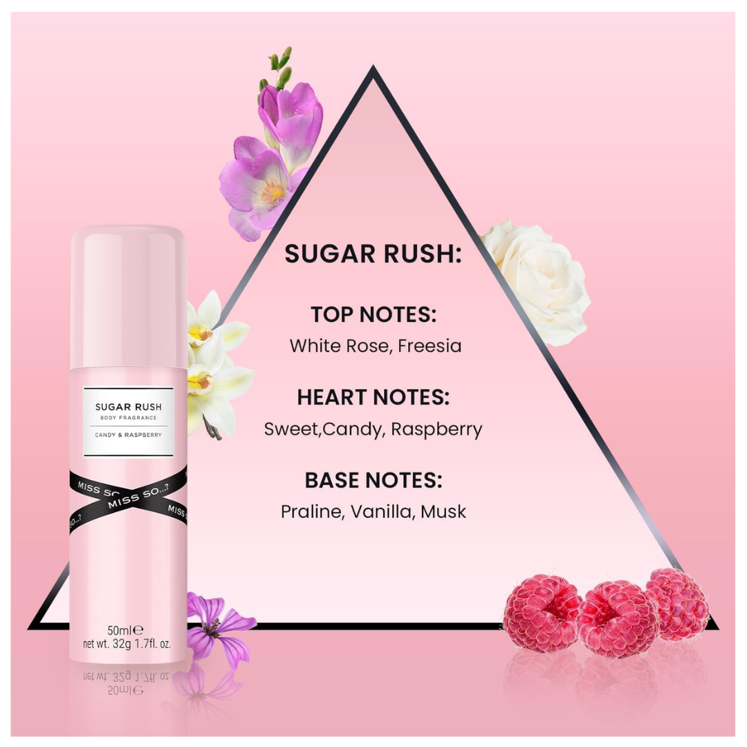 Miss So...? Mini Galore Womens Body fragrance Gift Set 4x50ml