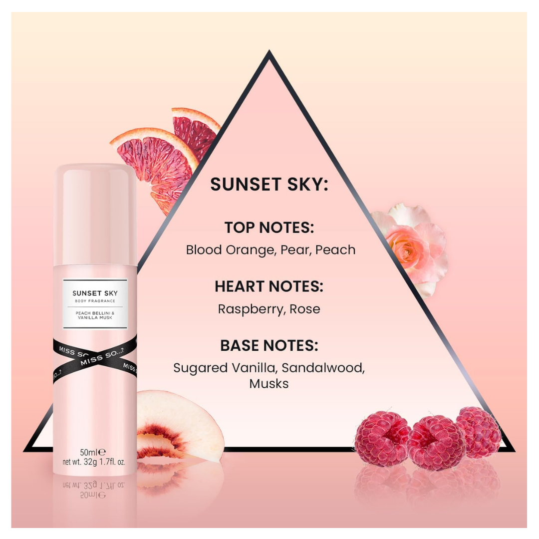 Miss So...? Mini Galore Womens Body fragrance Gift Set 4x50ml