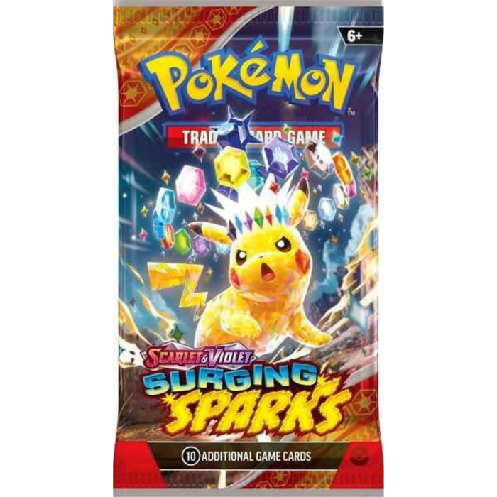 Pokémon TCG Surging Sparks Booster Pack - Single Sealed Pack - Pack Art May Vary