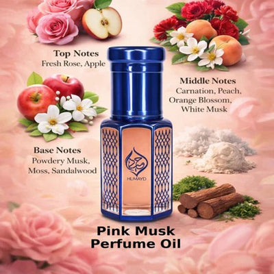 6ml Musk Perfume Oils – Arabian Attar Roll-On, Long Lasting & Alcohol Free