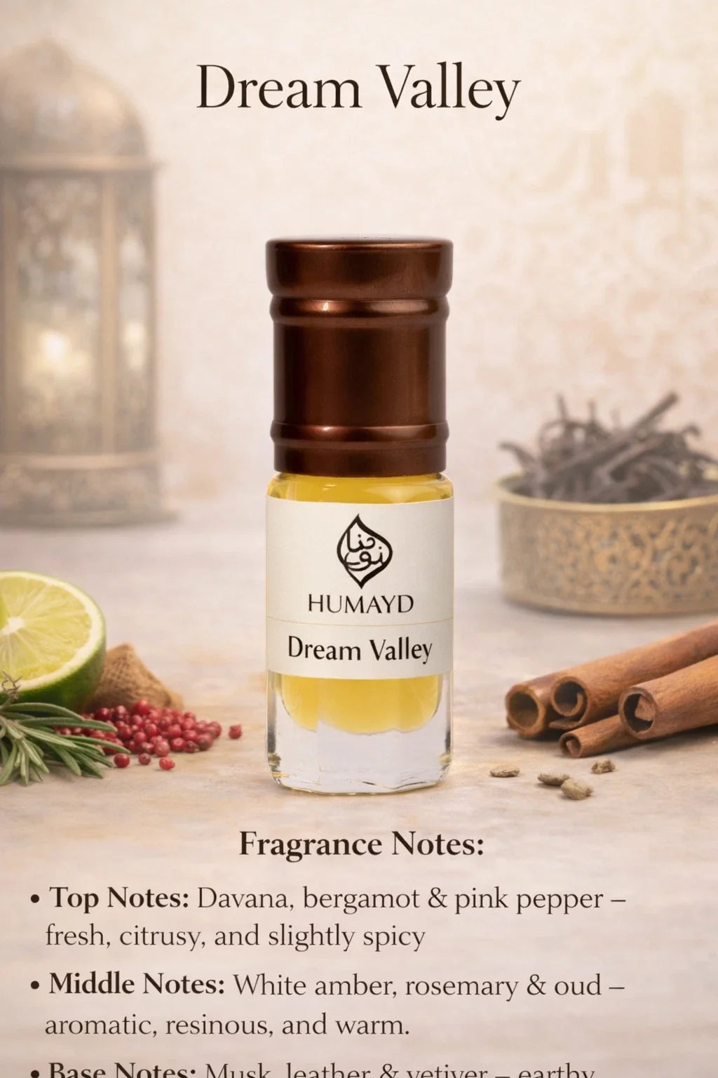 HUMAYD Perfume Oil Unisex | Musk | Oud | Attar | Fragrance | Roll On | Choose Any Scent 3ml