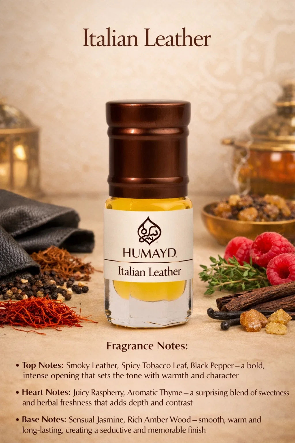 HUMAYD Perfume Oil Unisex | Musk | Oud | Attar | Fragrance | Roll On | Choose Any Scent 3ml