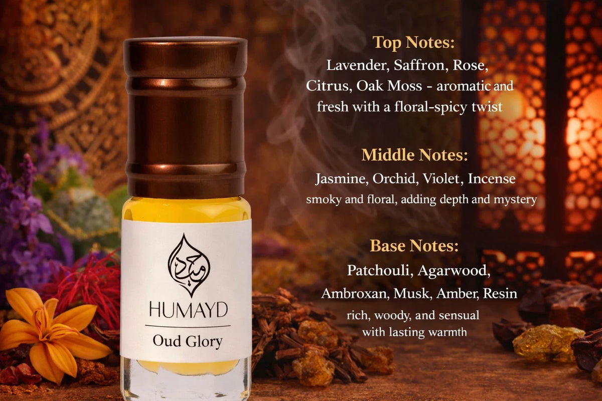 HUMAYD Perfume Oil Unisex | Musk | Oud | Attar | Fragrance | Roll On | Choose Any Scent 3ml