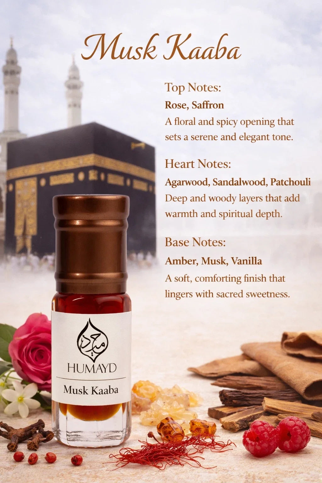 HUMAYD Perfume Oil Unisex | Musk | Oud | Attar | Fragrance | Roll On | Choose Any Scent 3ml
