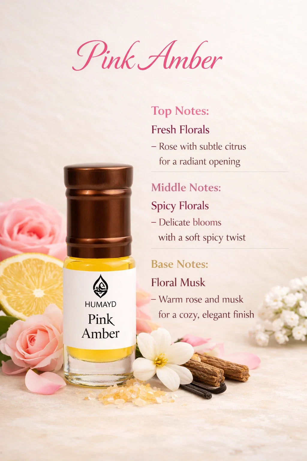 HUMAYD Perfume Oil Unisex | Musk | Oud | Attar | Fragrance | Roll On | Choose Any Scent 3ml