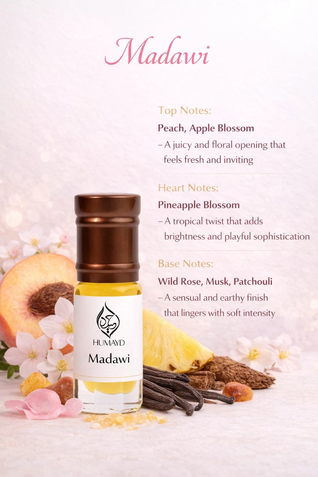 HUMAYD Perfume Oil Unisex | Musk | Oud | Attar | Fragrance | Roll On | Choose Any Scent 3ml