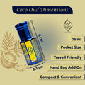 HUMAYD Coco Oud Perfume Oil Unisex | Arabian Coconut Attar Alcohol-Free 6ml