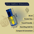 HUMAYD Silver Bakhoor Perfume Oil Unisex | Alcohol-Free Fragrance Attar 6ml