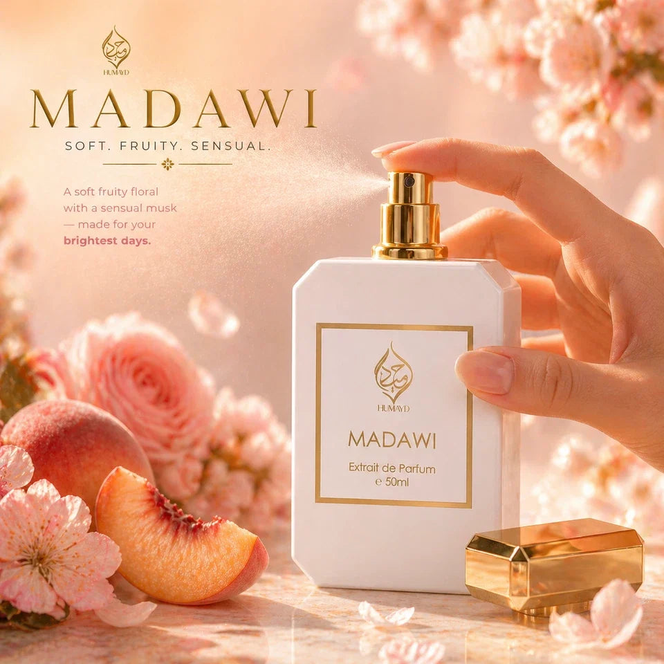 HUMAYD Madawi Extrait de Parfum Unisex | Arabian Long-Lasting Fragrance 50ml