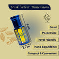 HUMAYD Musk Velvet Perfume Oil for Unisex | Arabian Musk Fragrance 6ml