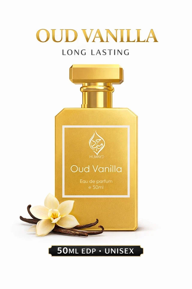 HUMAYD Oud Vanilla Perfume Unisex | Premium Gourmand Long-Lasting Fragrance 50ml
