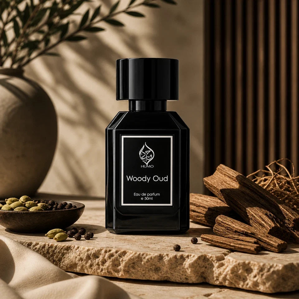 HUMAYD Woody Oud EDP Perfume for Men | Long-Lasting Arabian Oud Fragrance 50ml