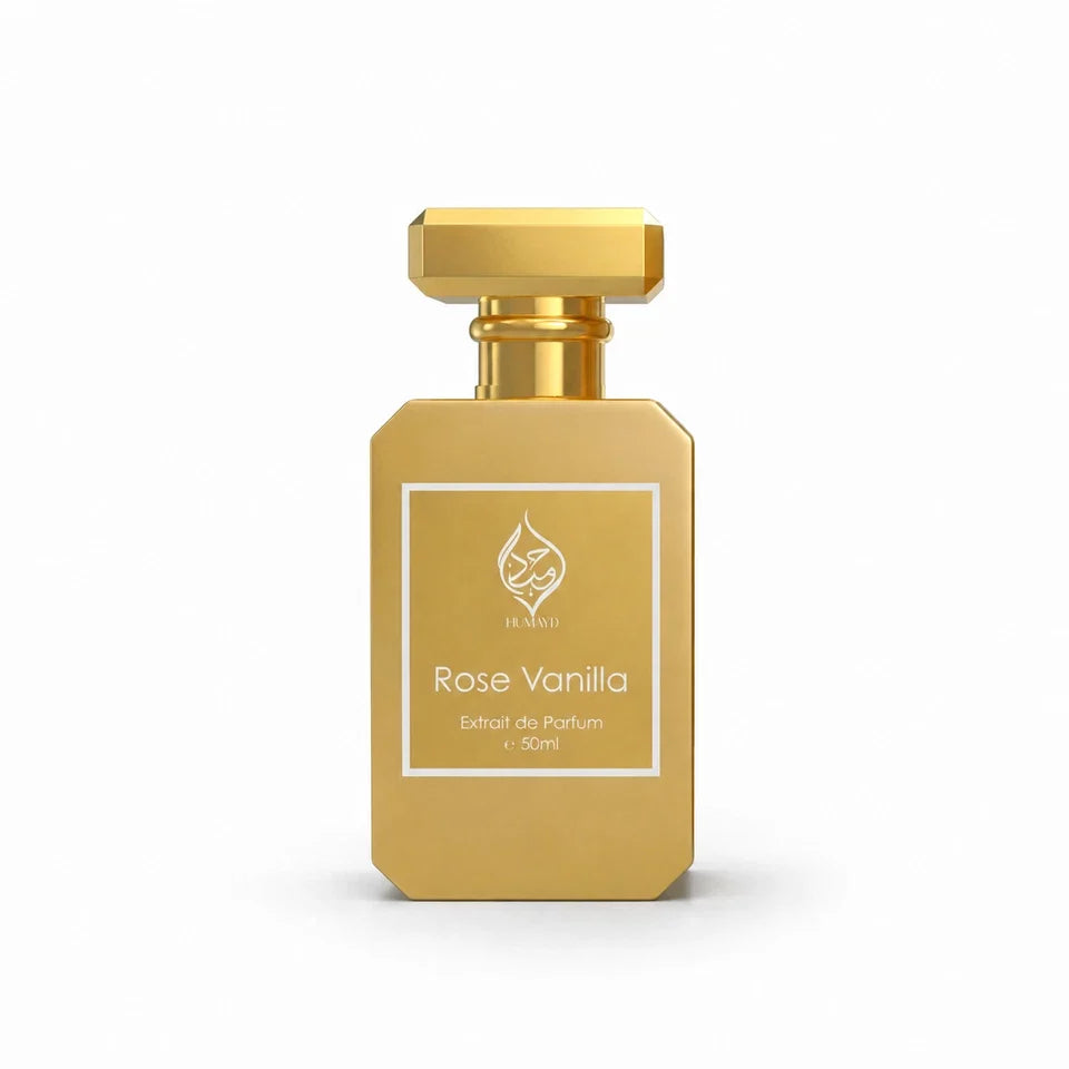 HUMAYD Rose Vanilla Perfume Unisex | Rose Floral Vanilla Fragrance 50ml