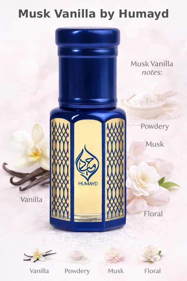 6ml Musk Perfume Oils – Arabian Attar Roll-On, Long Lasting & Alcohol Free