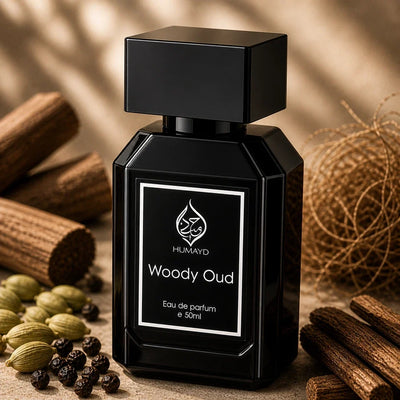 HUMAYD Woody Oud EDP Perfume for Men | Long-Lasting Arabian Oud Fragrance 50ml