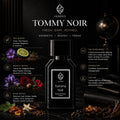 HUMAYD Tommy Noir Extrait de Parfum for Men | Woody Spicy Leather Scent 50ml